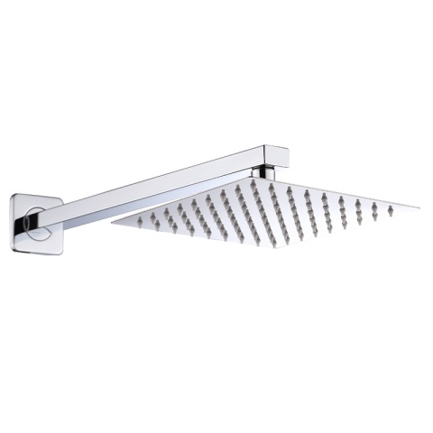 BATERIA PRYSZNICOWA PODTYNKOWA ŁAZIENKOWA ZESTAW Z DESZCZOWNICĄ KAREN CHROM