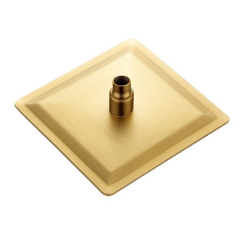 BATERIA PRYSZNICOWA PODTYNKOWA Z DESZCZOWNICĄ KAREN ZŁOTA SZCZOTKOWANA