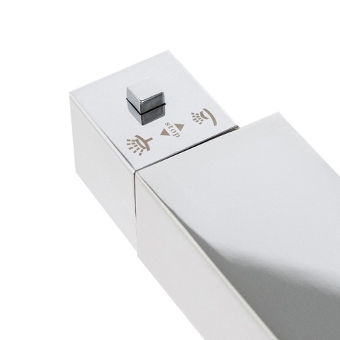 BATERIA PRYSZNICOWA ŁAZIENKOWA Z DESZCZOWNICĄ TERMOSTATEM T154A CHROM