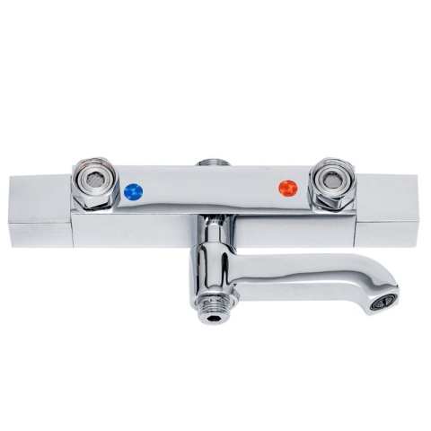 BATERIA PRYSZNICOWA ŁAZIENKOWA Z DESZCZOWNICĄ TERMOSTATEM T154A CHROM