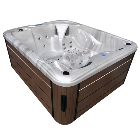 JACUZZI OGRODOWE WANNA SPA705 CAPPUCCINO OBUDOWA KAWA 210x170 CM