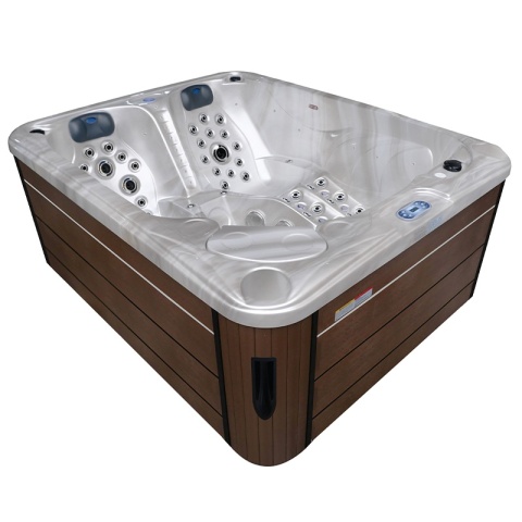 JACUZZI OGRODOWE WANNA SPA705 CAPPUCCINO OBUDOWA KAWA 210x170 CM