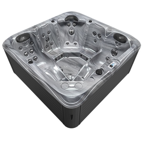 JACUZZI OGRODOWE WANNA SPA752 ODYYSEY OBUDOWA ANTRACYT 200x200 CM