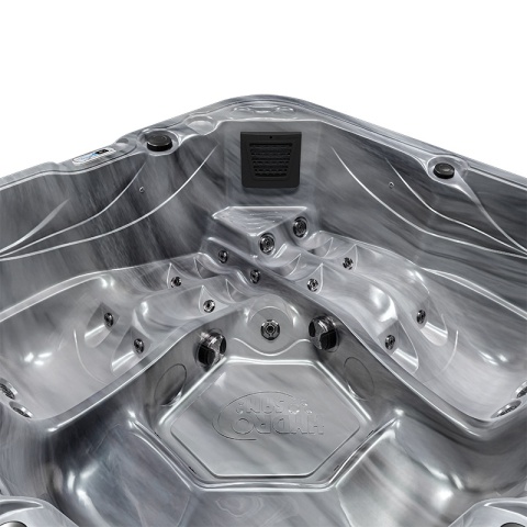 JACUZZI OGRODOWE WANNA SPA752 ODYYSEY OBUDOWA ANTRACYT 200x200 CM