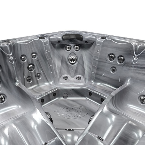 JACUZZI OGRODOWE WANNA SPA752 ODYYSEY OBUDOWA ANTRACYT 200x200 CM