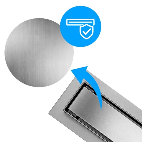 ODPŁYW LINIOWY 60 CM INOX NISKI SYFON 360 WYSOKA PRZEPUSTOWOŚĆ DL05 FIX G1