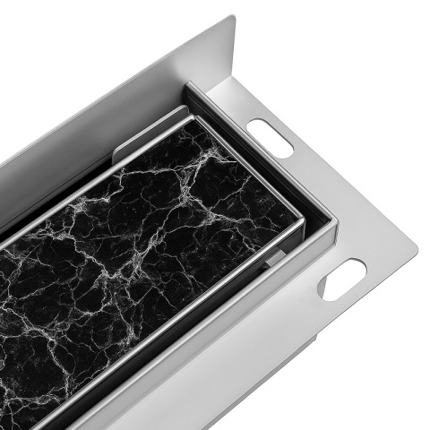 ODPŁYW LINIOWY ŚCIENNY 70 CM INOX NISKI SYFON WYSOKA PRZEPUSTOWOŚĆ DL04