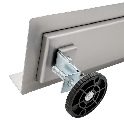 ODPŁYW LINIOWY ŚCIENNY 80 CM INOX NISKI SYFON WYSOKA PRZEPUSTOWOŚĆ DL04