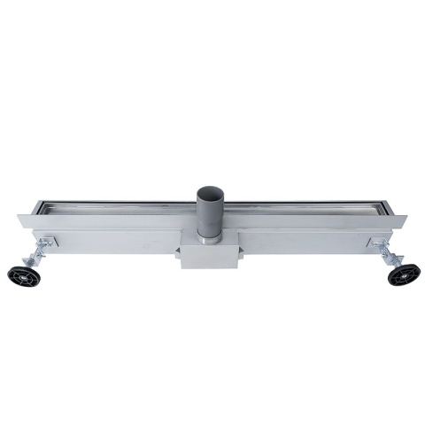 ODPŁYW LINIOWY ŚCIENNY 80 CM INOX NISKI SYFON WYSOKA PRZEPUSTOWOŚĆ DL04