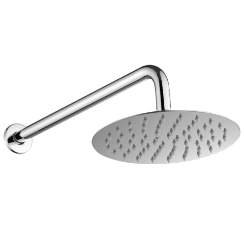 BATERIA PRYSZNICOWA PODTYNKOWA ŁAZIENKOWA ZESTAW Z DESZCZOWNICĄ PAULA CHROM