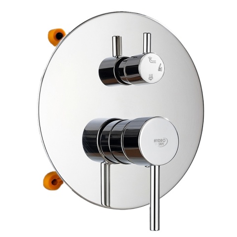 BATERIA PRYSZNICOWA PODTYNKOWA ŁAZIENKOWA ZESTAW Z DESZCZOWNICĄ PAULA CHROM