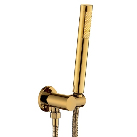 BATERIA PRYSZNICOWA PODTYNKOWA ŁAZIENKOWA ZESTAW Z DESZCZOWNICĄ PAULA ZŁOTA