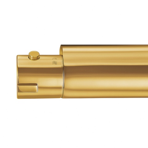 BATERIA PRYSZNICOWA Z TERMOSTATEM ŁAZIENKOWA ŚCIENNA ZESTAW T203B-GL ZŁOTA