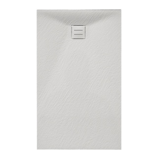 BRODZIK PRYSZNICOWY KAMIENNY PROSTOKĄTNY SLIM RIKO BIAŁY 120x90 CM