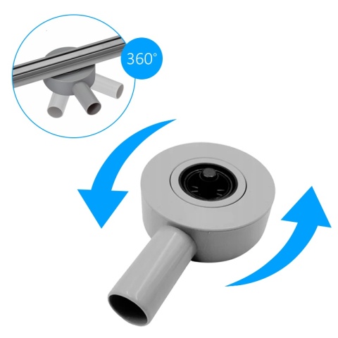 ODPŁYW LINIOWY 100 CM INOX OBROTOWY NISKI SYFON WYSOKA PRZEPUSTOWOŚĆ DL03