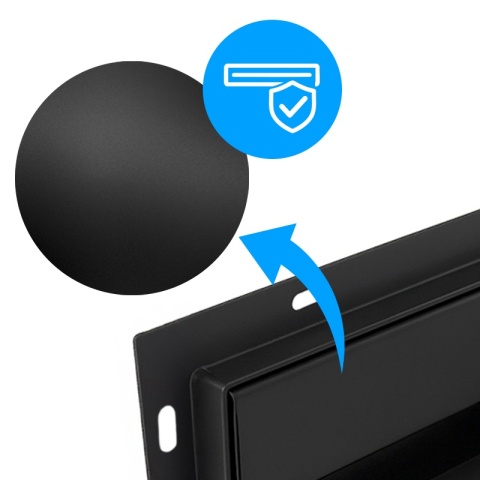 ODPŁYW LINIOWY ŚCIENNY 80 CM CZARNY NISKI SYFON WYSOKA PRZEPUSTOWOŚĆ DL09