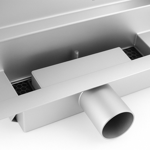 ODPŁYW LINIOWY ŚCIENNY 80 CM INOX NISKI SYFON WYSOKA PRZEPUSTOWOŚĆ DL09