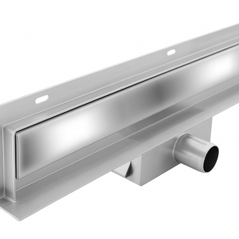 ODPŁYW LINIOWY ŚCIENNY 80 CM INOX NISKI SYFON WYSOKA PRZEPUSTOWOŚĆ DL09