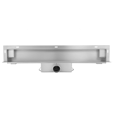 ODPŁYW LINIOWY ŚCIENNY 80 CM INOX NISKI SYFON WYSOKA PRZEPUSTOWOŚĆ DL09