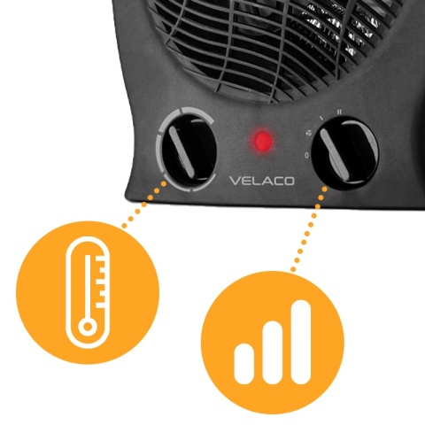 TERMOWENTYLATOR ELEKTRYCZNY FARELKA PIKO 2000 WAT