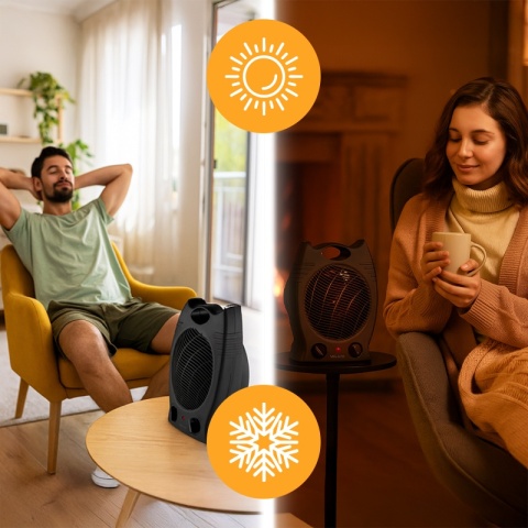 TERMOWENTYLATOR ELEKTRYCZNY FARELKA PIKO 2000 WAT