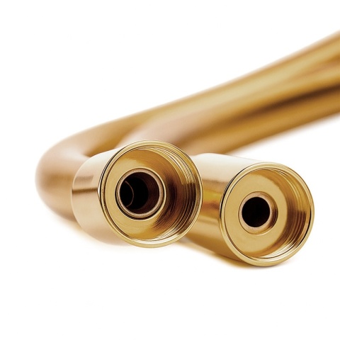 WĄŻ PRYSZNICOWY W02-GL ZŁOTO 150 CM