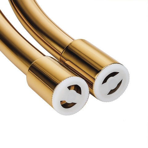 WĄŻ PRYSZNICOWY W02-GL ZŁOTO 150 CM