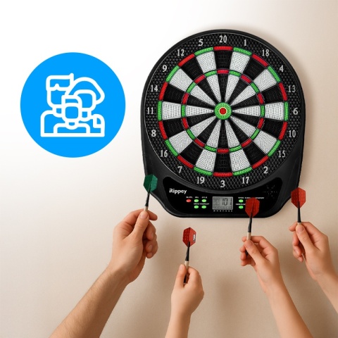 DART TARCZA ELEKTRONICZNA DO GRY W RZUTKI SAGA