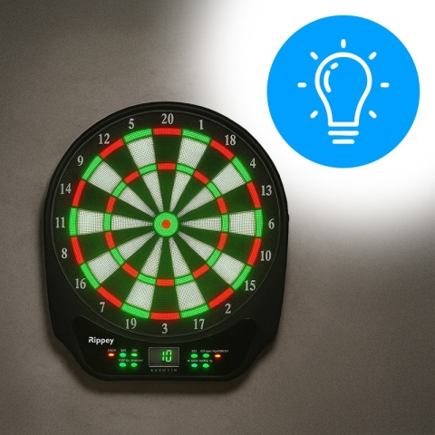 DART TARCZA ELEKTRONICZNA DO GRY W RZUTKI SAGA