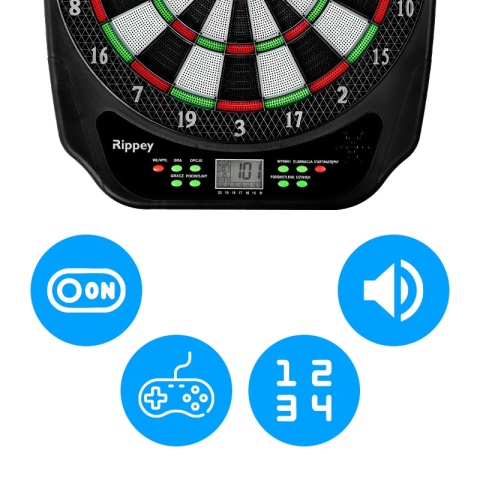 DART TARCZA ELEKTRONICZNA DO GRY W RZUTKI SAGA