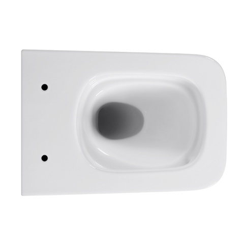 MISKA WC WISZĄCA TORNADO YUZU-WH-TR-03 BIAŁA DESKA WOLNOOPADAJĄCA DUROPLAST