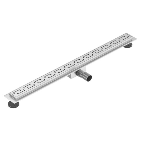 ODPŁYW LINIOWY 90 CM INOX NISKI SYFON WYSOKA PRZEPUSTOWOŚĆ DL01 DELTA