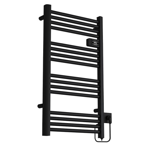 GRZEJNIK ŁAZIENKOWY ELEKTRYCZNY ALUMINIOWY DRABINKA 96x54 500W LOA CZARNY