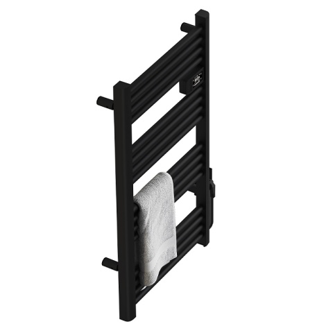 GRZEJNIK ŁAZIENKOWY ELEKTRYCZNY ALUMINIOWY DRABINKA 96x54 500W LOA CZARNY