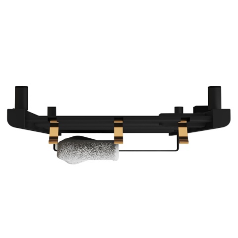 GRZEJNIK ŁAZIENKOWY ELEKTRYCZNY ALUMINIOWY DRABINKA ECO 500W Z WIESZAKAMI