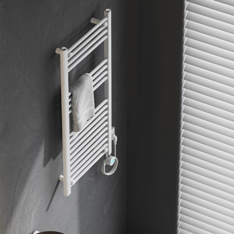 GRZEJNIK ŁAZIENKOWY ELEKTRYCZNY ENERGOOSZCZĘDNY DRABINKA 250W BIAŁY