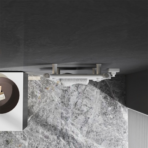 GRZEJNIK ŁAZIENKOWY ELEKTRYCZNY ENERGOOSZCZĘDNY DRABINKA 300W MANAM BIAŁY