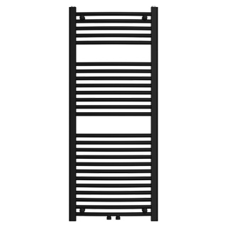 GRZEJNIK ŁAZIENKOWY ŚCIENNY PIONOWY WODNY DRABINKA 120x50 CORSO-BL-4 CZARNY