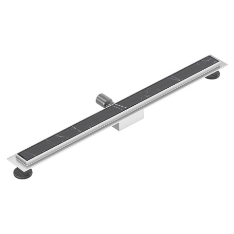 ODPŁYW LINIOWY 90 CM INOX NISKI SYFON WYSOKA PRZEPUSTOWOŚĆ DL01 FIX