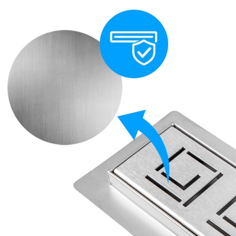 ODPŁYW LINIOWY 70 CM INOX NISKI SYFON WYSOKA PRZEPUSTOWOŚĆ DL01 SIGMA