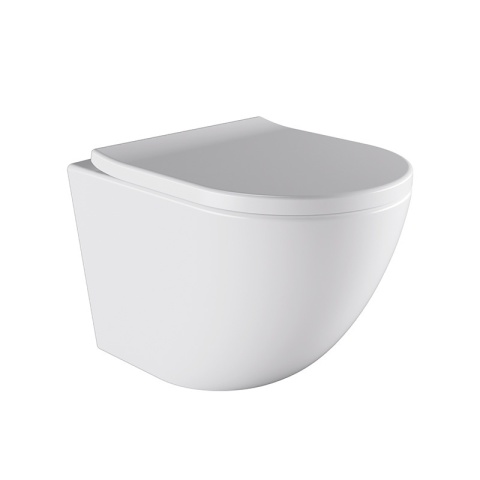 ZESTAW PODTYNKOWY WC STELAŻ TECE MISKA PURO-WH-02 PRZYCISK TC-9240401 CHROM