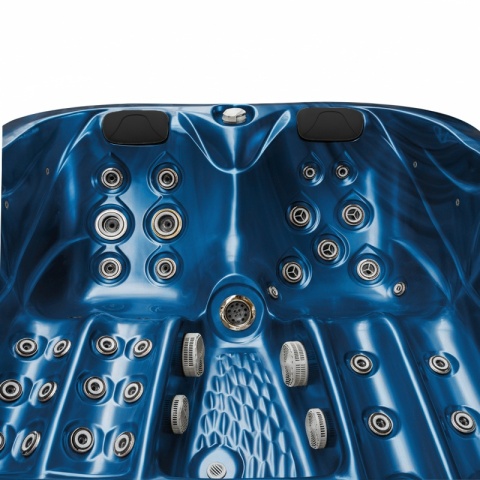 JACUZZI OGRODOWE WANNA SPA530 NIEBIESKA FALA OBUDOWA ANTRACYT