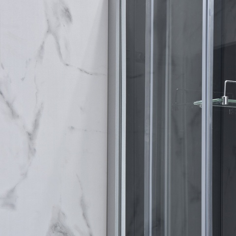 KABINA PRYSZNICOWA Z HYDROMASAŻEM WSH7601A 90x90 CM