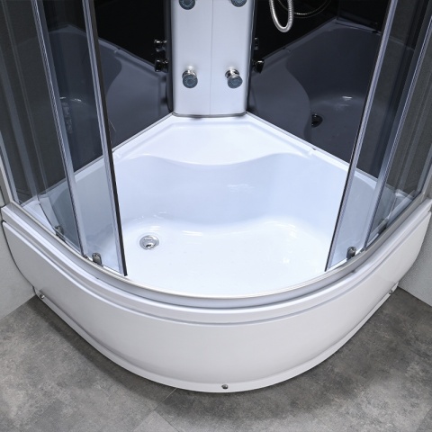 KABINA PRYSZNICOWA Z HYDROMASAŻEM WSH7601A 90x90 CM