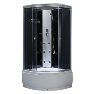 KABINA PRYSZNICOWA Z HYDROMASAŻEM WSH7601B 100x100 CM