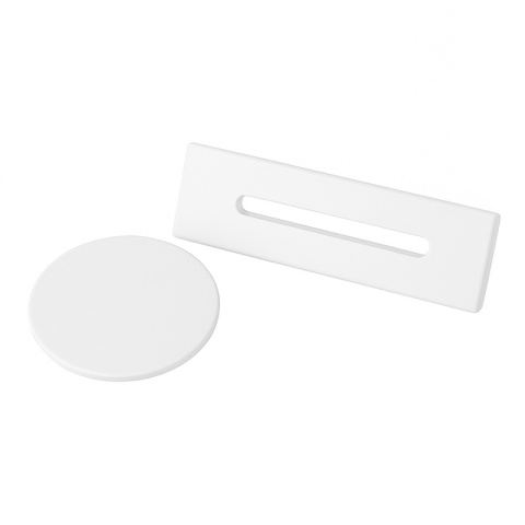 KOREK DO WANNY WOLNOSTOJĄCEJ Z PRZELEWEM POKRYWA MASKOWNICA BIAŁY MAT