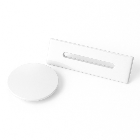 KOREK DO WANNY WOLNOSTOJĄCEJ Z PRZELEWEM POKRYWA MASKOWNICA BIAŁY