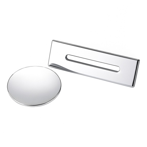 KOREK DO WANNY WOLNOSTOJĄCEJ Z PRZELEWEM POKRYWA MASKOWNICA CHROM