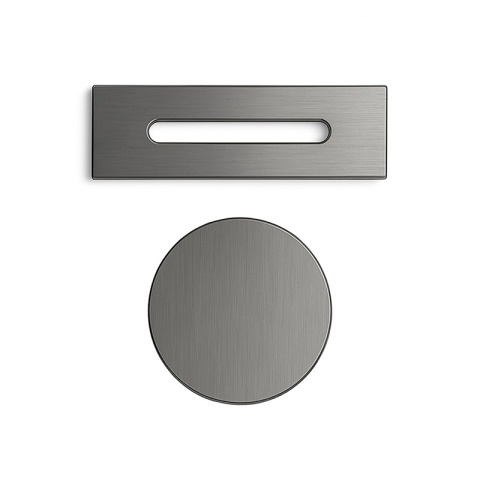 KOREK DO WANNY WOLNOSTOJĄCEJ Z PRZELEWEM MASKOWNICA SZCZOTKOWANA STAL