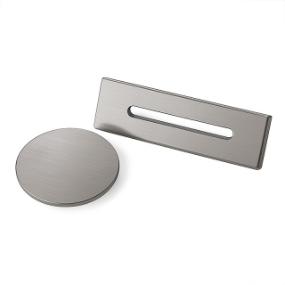 KOREK DO WANNY WOLNOSTOJĄCEJ Z PRZELEWEM MASKOWNICA SZCZOTKOWANA STAL